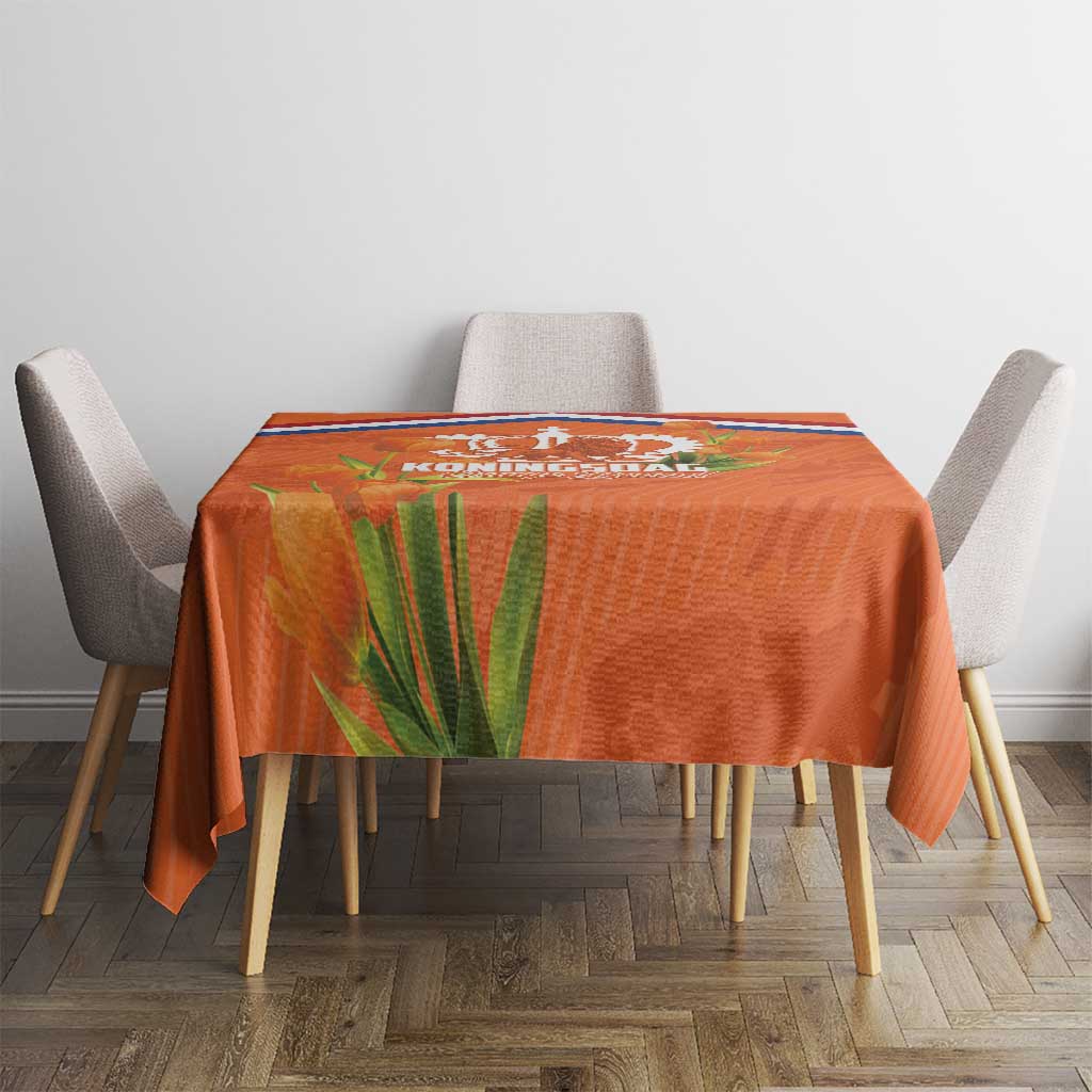 Koningsdag Netherlands King's Day Tablecloth Oranje Boven Holland Tulips