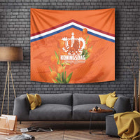 Koningsdag Netherlands King's Day Tapestry Oranje Boven Holland Tulips