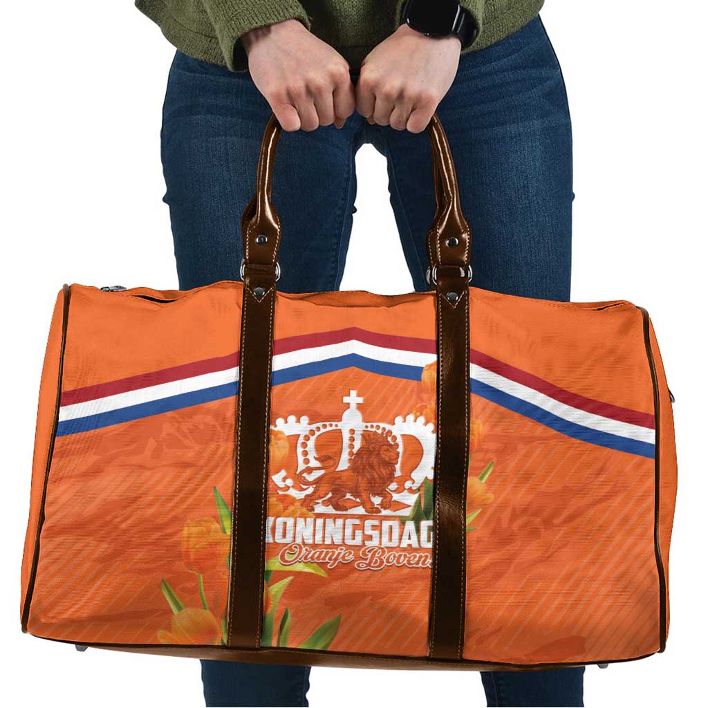 Koningsdag Netherlands King's Day Travel Bag Oranje Boven Holland Tulips