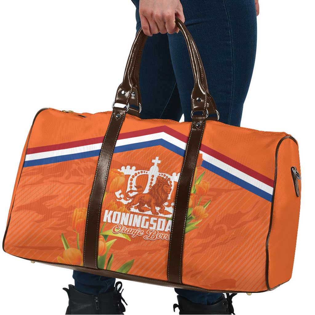 Koningsdag Netherlands King's Day Travel Bag Oranje Boven Holland Tulips