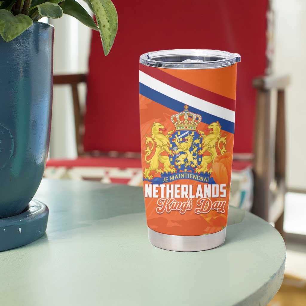 Koningsdag Netherlands King's Day Tumbler Cup Oranje Boven Holland Tulips