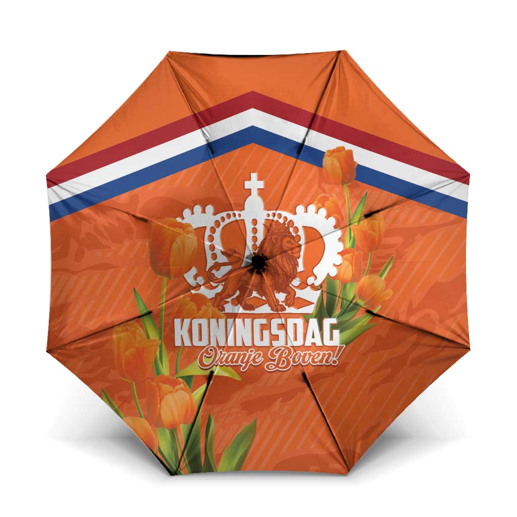 Koningsdag Netherlands King's Day Umbrella Oranje Boven Holland Tulips