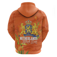 Koningsdag Netherlands King's Day Zip Hoodie Oranje Boven Holland Tulips