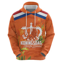 Koningsdag Netherlands King's Day Zip Hoodie Oranje Boven Holland Tulips