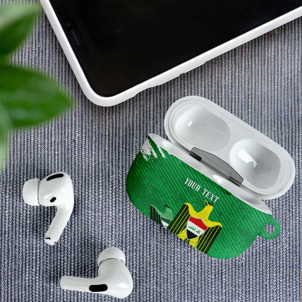 Iraq Football Custom AirPods Case Come On Lions of Mesopotamia