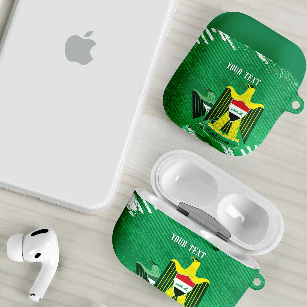 Iraq Football Custom AirPods Case Come On Lions of Mesopotamia