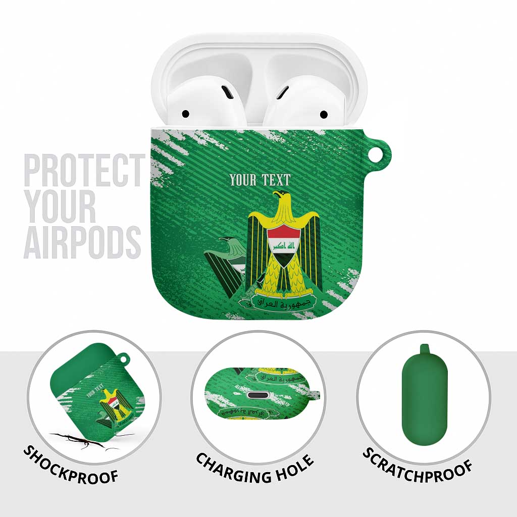 Iraq Football Custom AirPods Case Come On Lions of Mesopotamia