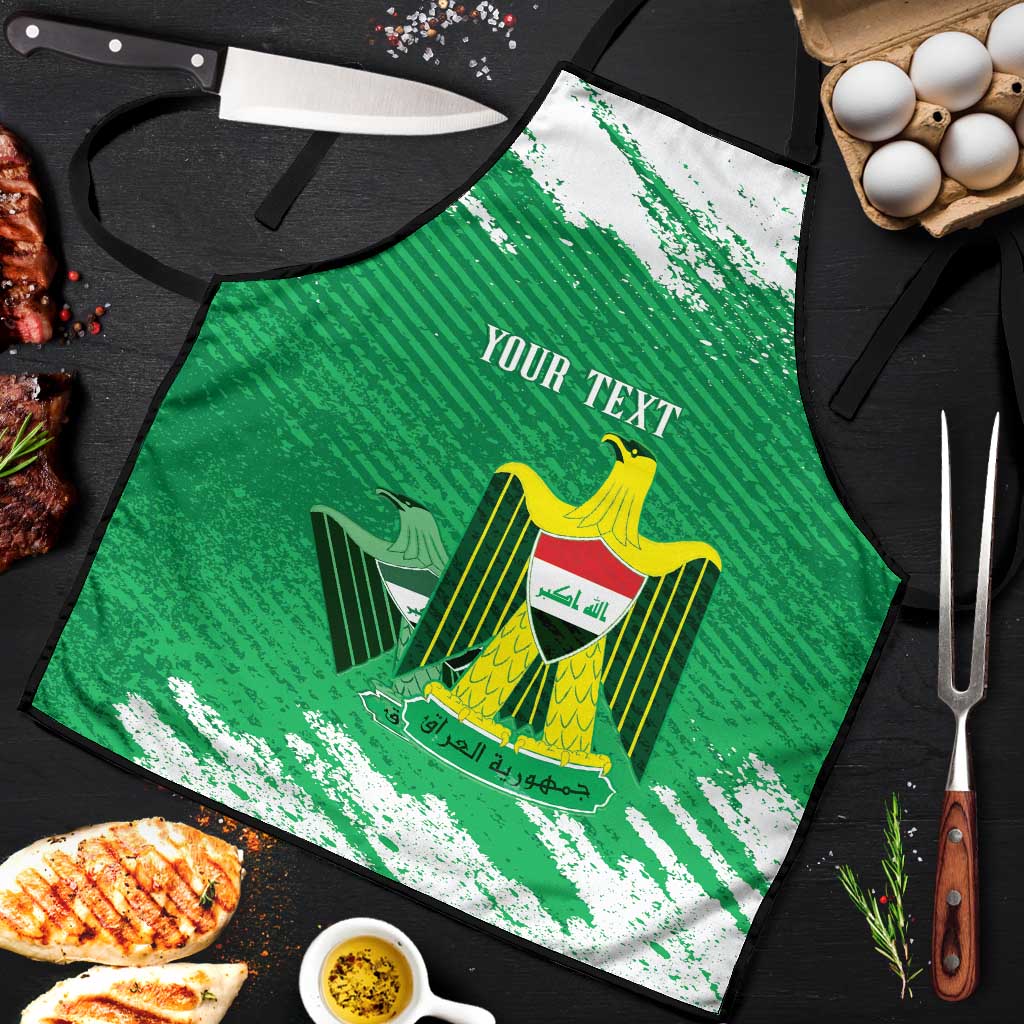 Iraq Football Custom Apron Come On Lions of Mesopotamia