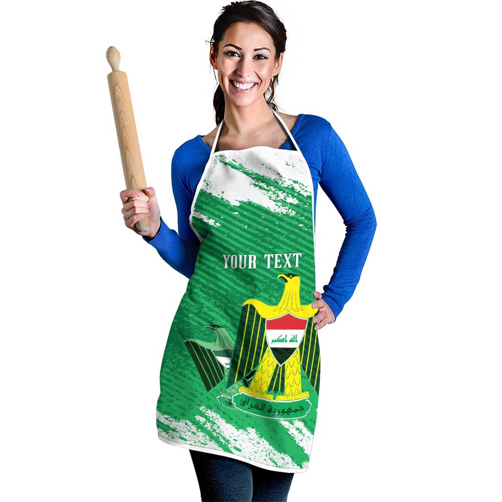 Iraq Football Custom Apron Come On Lions of Mesopotamia