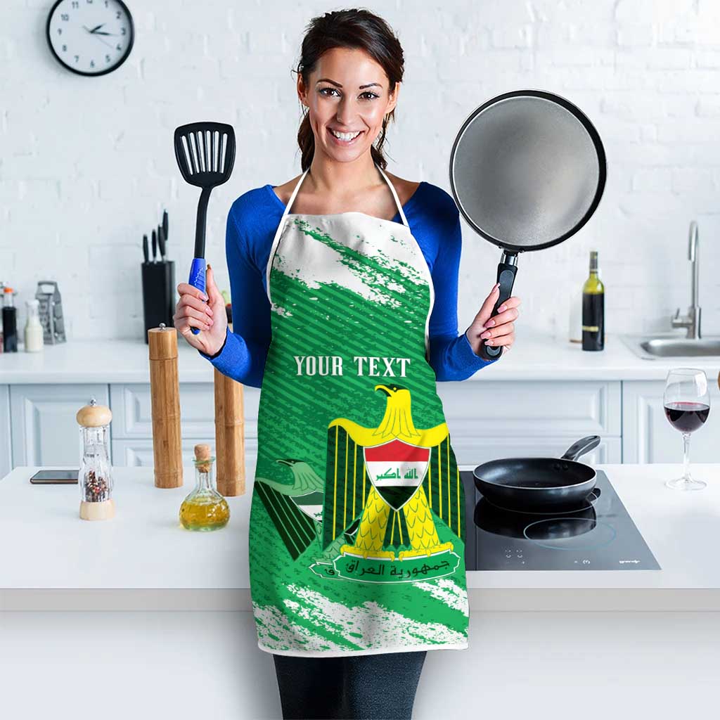Iraq Football Custom Apron Come On Lions of Mesopotamia