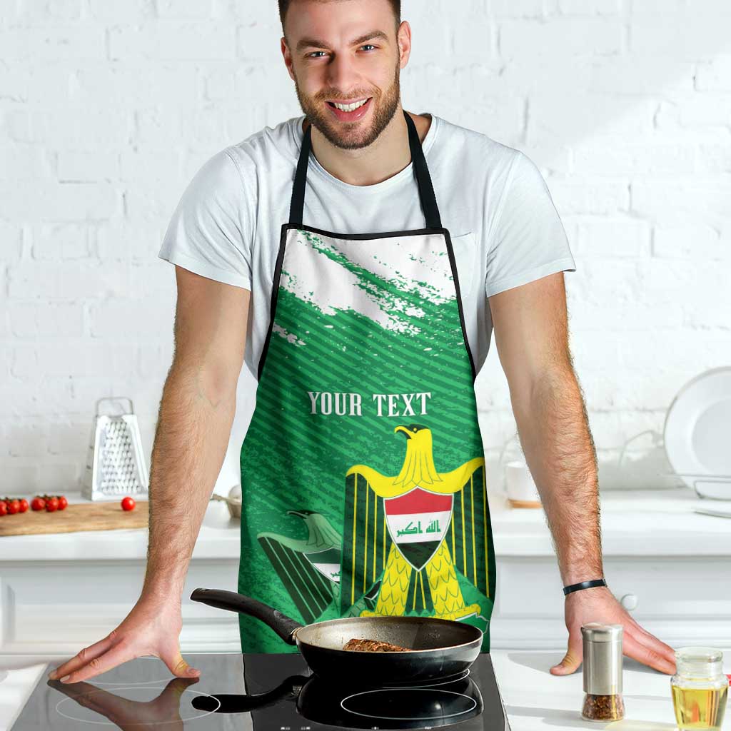 Iraq Football Custom Apron Come On Lions of Mesopotamia