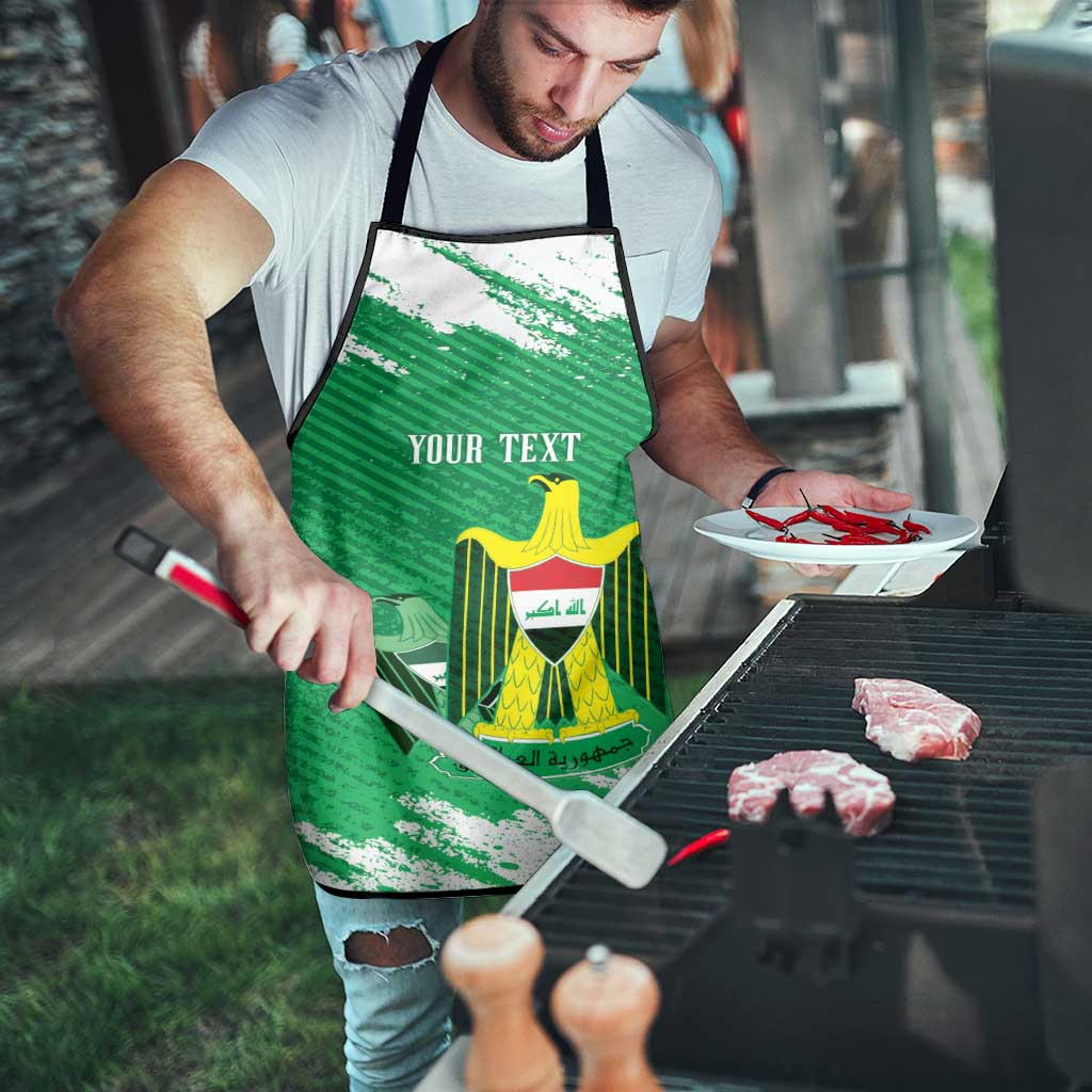 Iraq Football Custom Apron Come On Lions of Mesopotamia