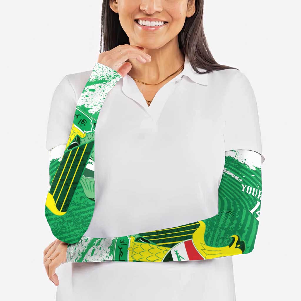 Iraq Football Custom Arm Sleeves Come On Lions of Mesopotamia