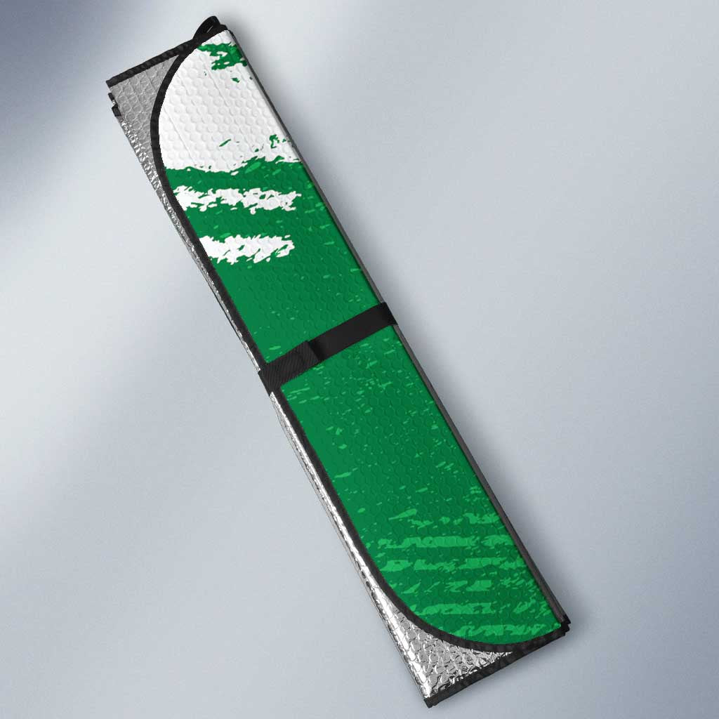 Iraq Football Custom Auto Sun Shade Come On Lions of Mesopotamia