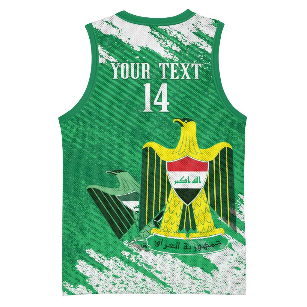 Iraq Football Custom Basketball Jersey Come On Lions of Mesopotamia
