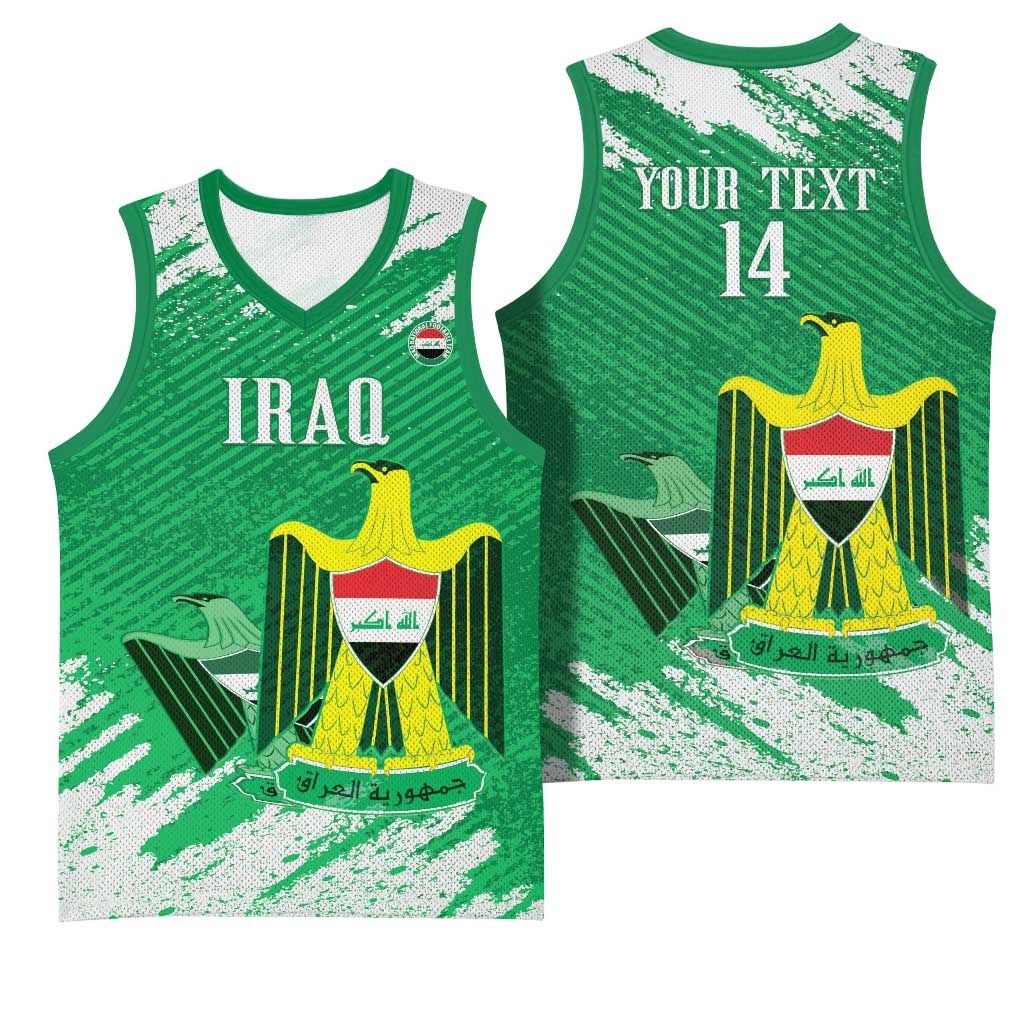 Iraq Football Custom Basketball Jersey Come On Lions of Mesopotamia