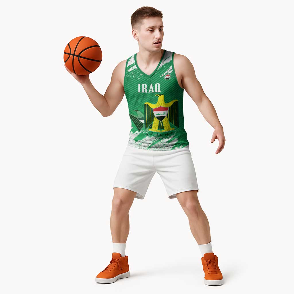 Iraq Football Custom Basketball Jersey Come On Lions of Mesopotamia