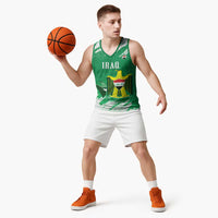 Iraq Football Custom Basketball Jersey Come On Lions of Mesopotamia