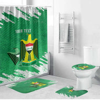 Iraq Football Custom Bathroom Set Come On Lions of Mesopotamia