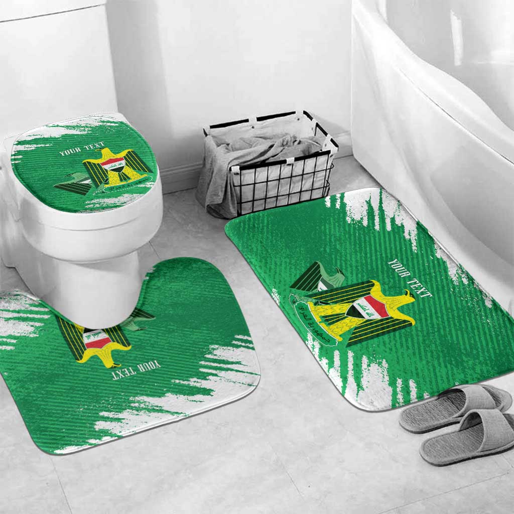 Iraq Football Custom Bathroom Set Come On Lions of Mesopotamia