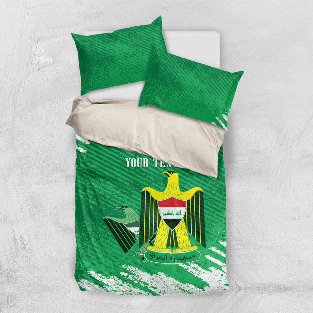 Iraq Football Custom Bedding Set Come On Lions of Mesopotamia