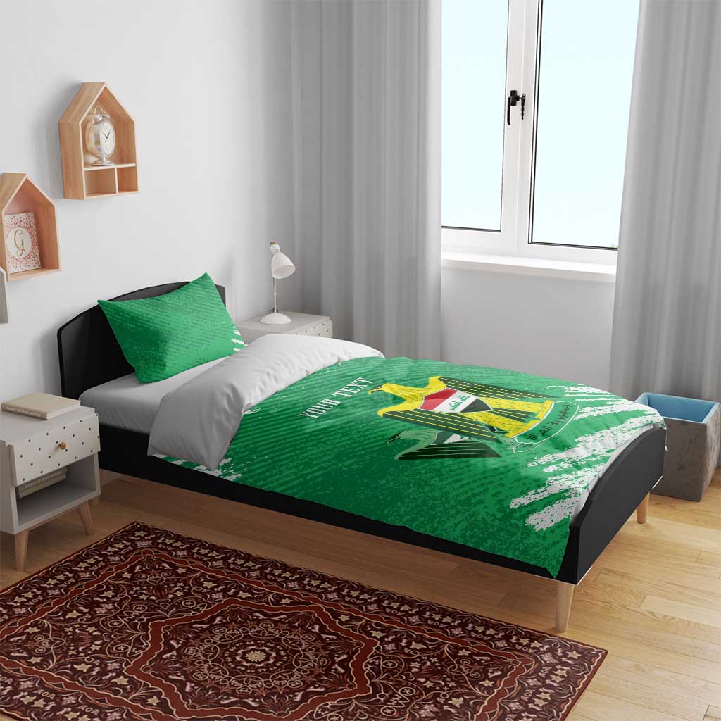 Iraq Football Custom Bedding Set Come On Lions of Mesopotamia