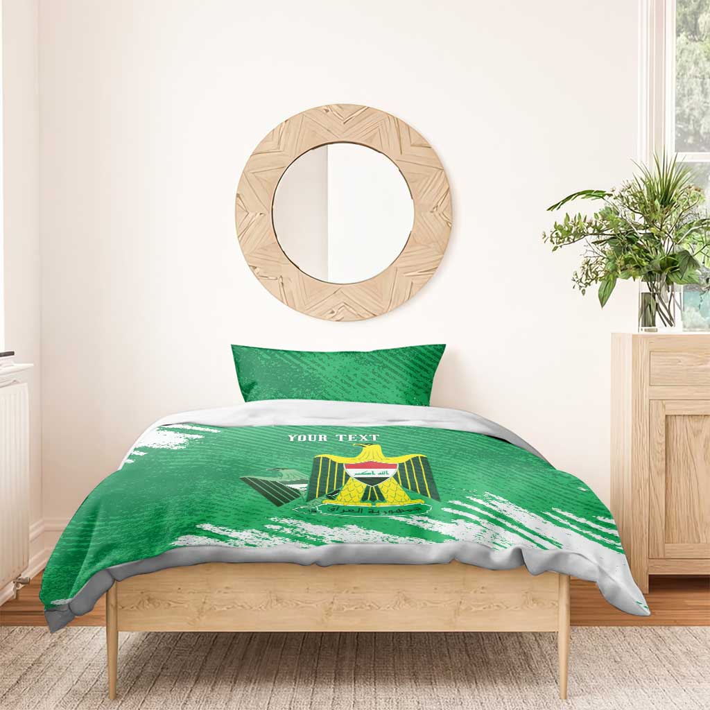 Iraq Football Custom Bedding Set Come On Lions of Mesopotamia