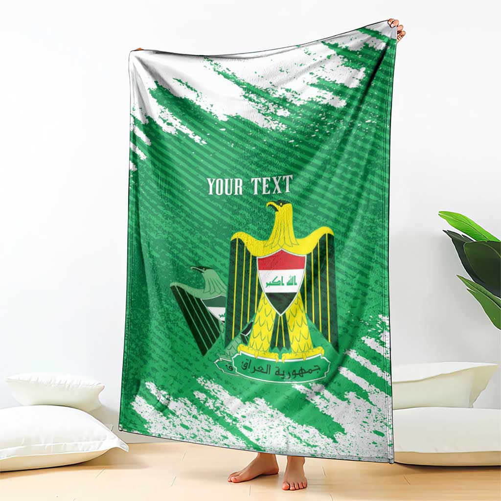 Iraq Football Custom Blanket Come On Lions of Mesopotamia