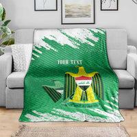 Iraq Football Custom Blanket Come On Lions of Mesopotamia