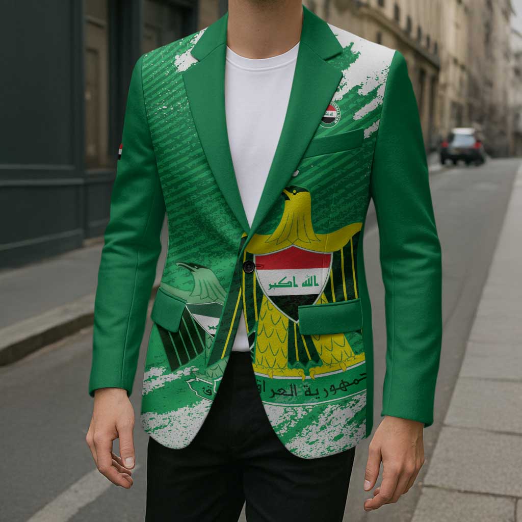 Iraq Football Custom Blazer Come On Lions of Mesopotamia