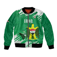 Iraq Football Custom Bomber Jacket Come On Lions of Mesopotamia