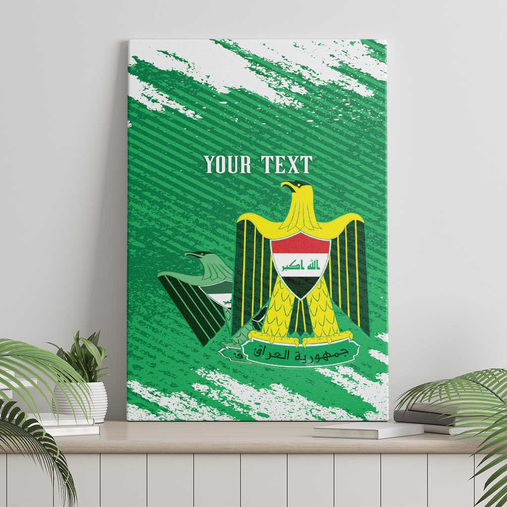 Iraq Football Custom Canvas Wall Art Come On Lions of Mesopotamia