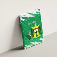 Iraq Football Custom Canvas Wall Art Come On Lions of Mesopotamia