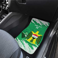 Iraq Football Custom Car Mats Come On Lions of Mesopotamia
