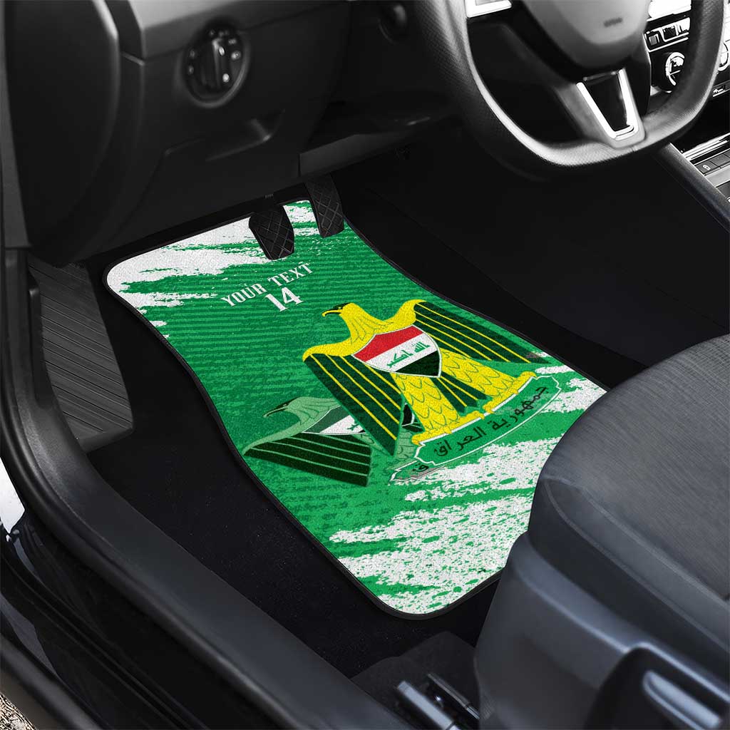 Iraq Football Custom Car Mats Come On Lions of Mesopotamia