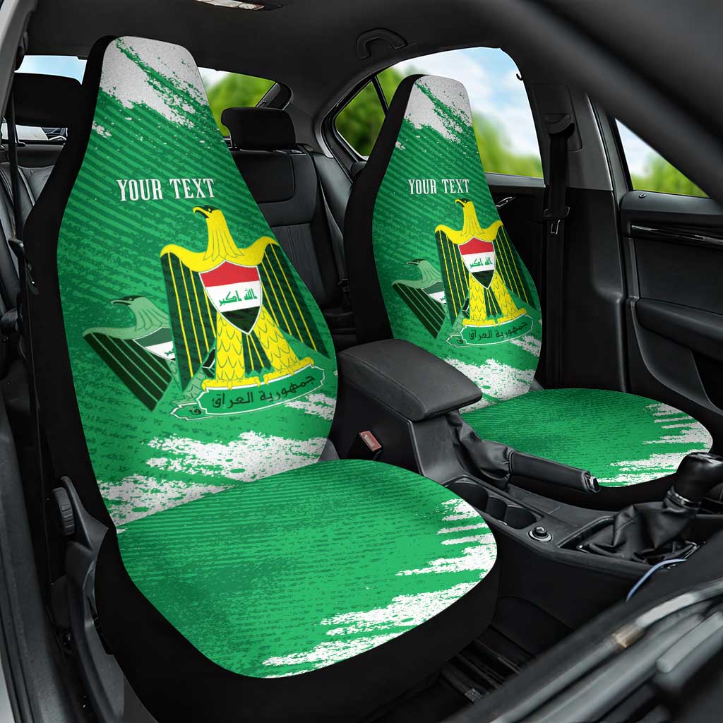 Iraq Football Custom Car Seat Cover Come On Lions of Mesopotamia