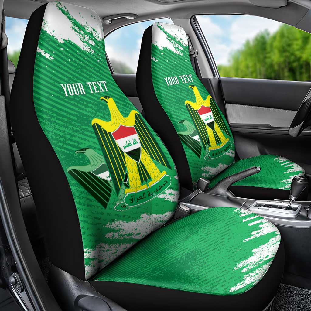 Iraq Football Custom Car Seat Cover Come On Lions of Mesopotamia