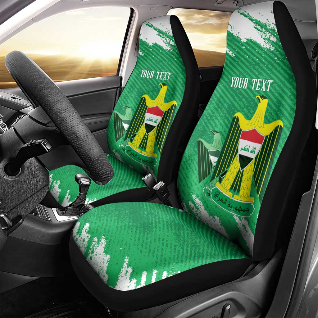 Iraq Football Custom Car Seat Cover Come On Lions of Mesopotamia