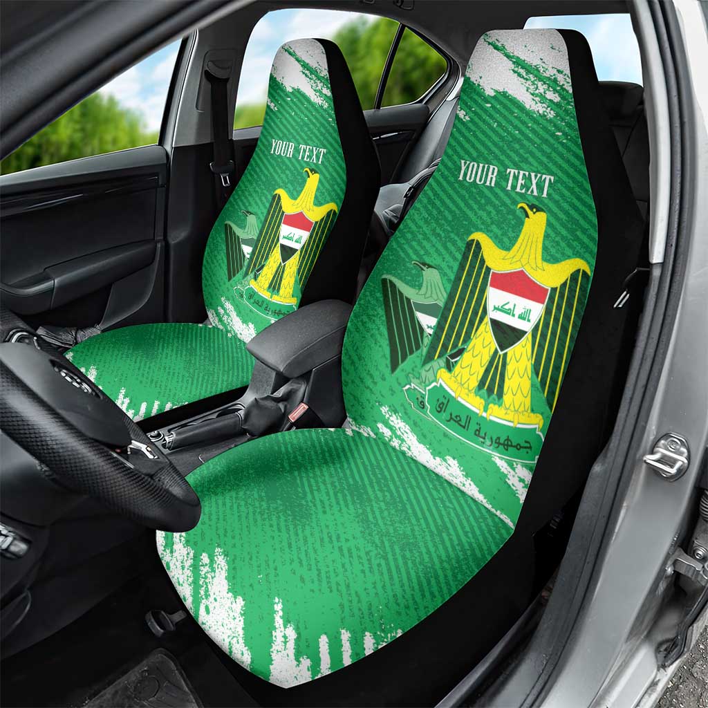 Iraq Football Custom Car Seat Cover Come On Lions of Mesopotamia