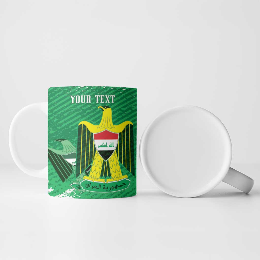 Iraq Football Custom Ceramic Mug Come On Lions of Mesopotamia