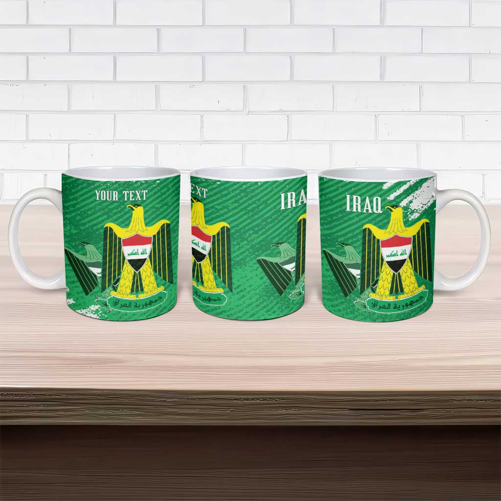 Iraq Football Custom Ceramic Mug Come On Lions of Mesopotamia