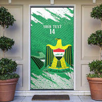 Iraq Football Custom Door Cover Come On Lions of Mesopotamia