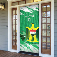 Iraq Football Custom Door Cover Come On Lions of Mesopotamia