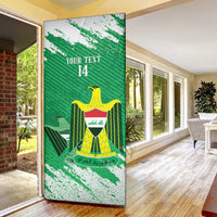 Iraq Football Custom Door Cover Come On Lions of Mesopotamia
