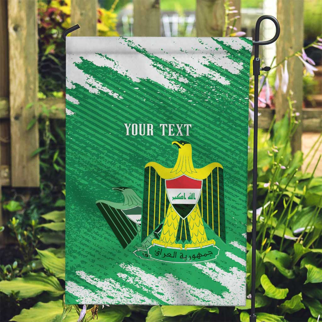 Iraq Football Custom Garden Flag Come On Lions of Mesopotamia