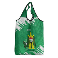 Iraq Football Custom Grocery Bag Come On Lions of Mesopotamia