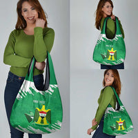 Iraq Football Custom Grocery Bag Come On Lions of Mesopotamia