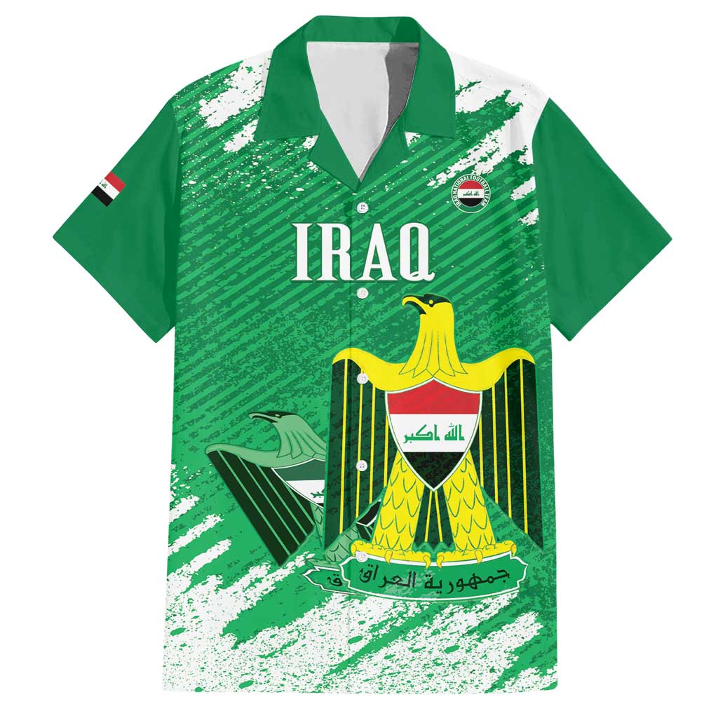 Iraq Football Custom Hawaiian Shirt Come On Lions of Mesopotamia