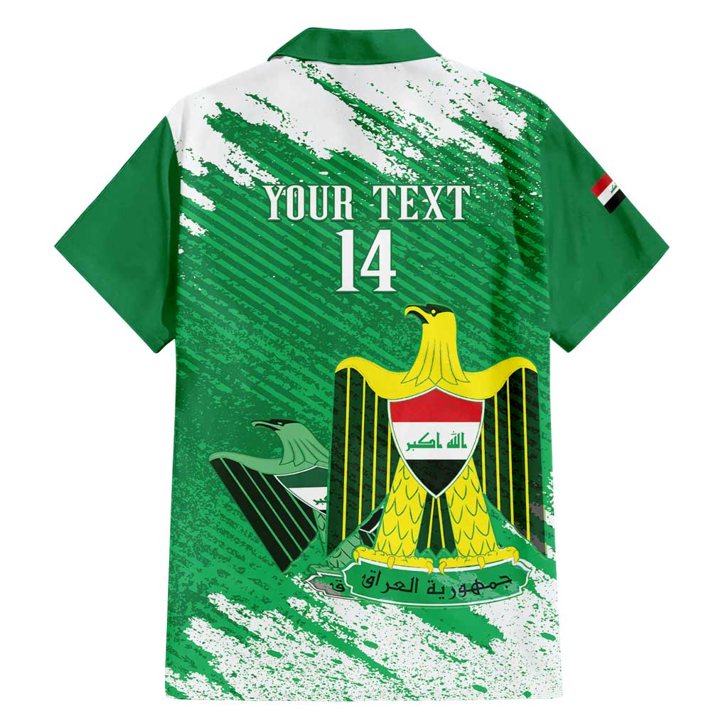 Iraq Football Custom Hawaiian Shirt Come On Lions of Mesopotamia