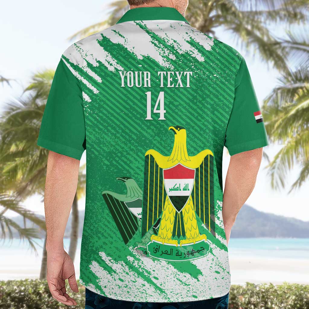 Iraq Football Custom Hawaiian Shirt Come On Lions of Mesopotamia